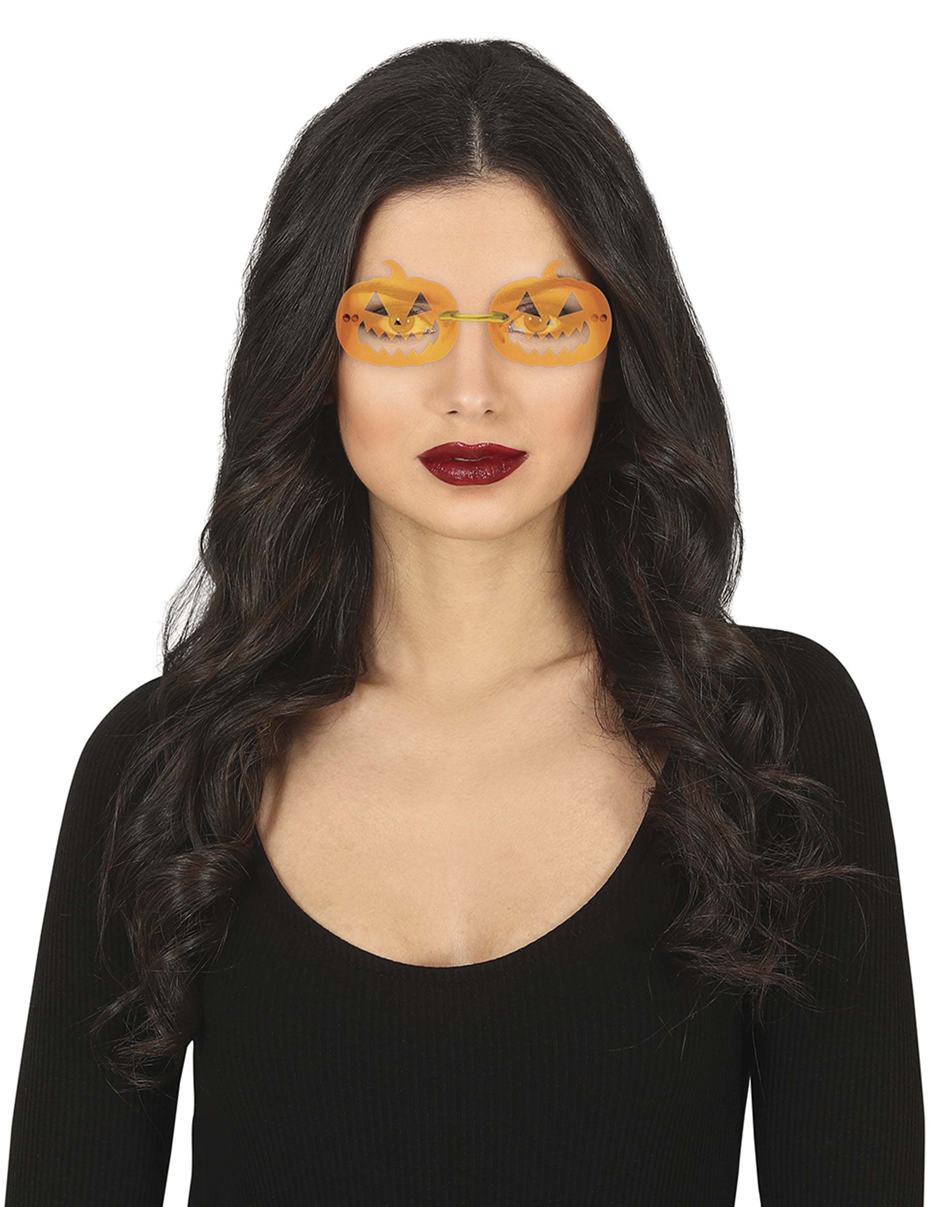 Lunettes citrouilles pour adulte oranges