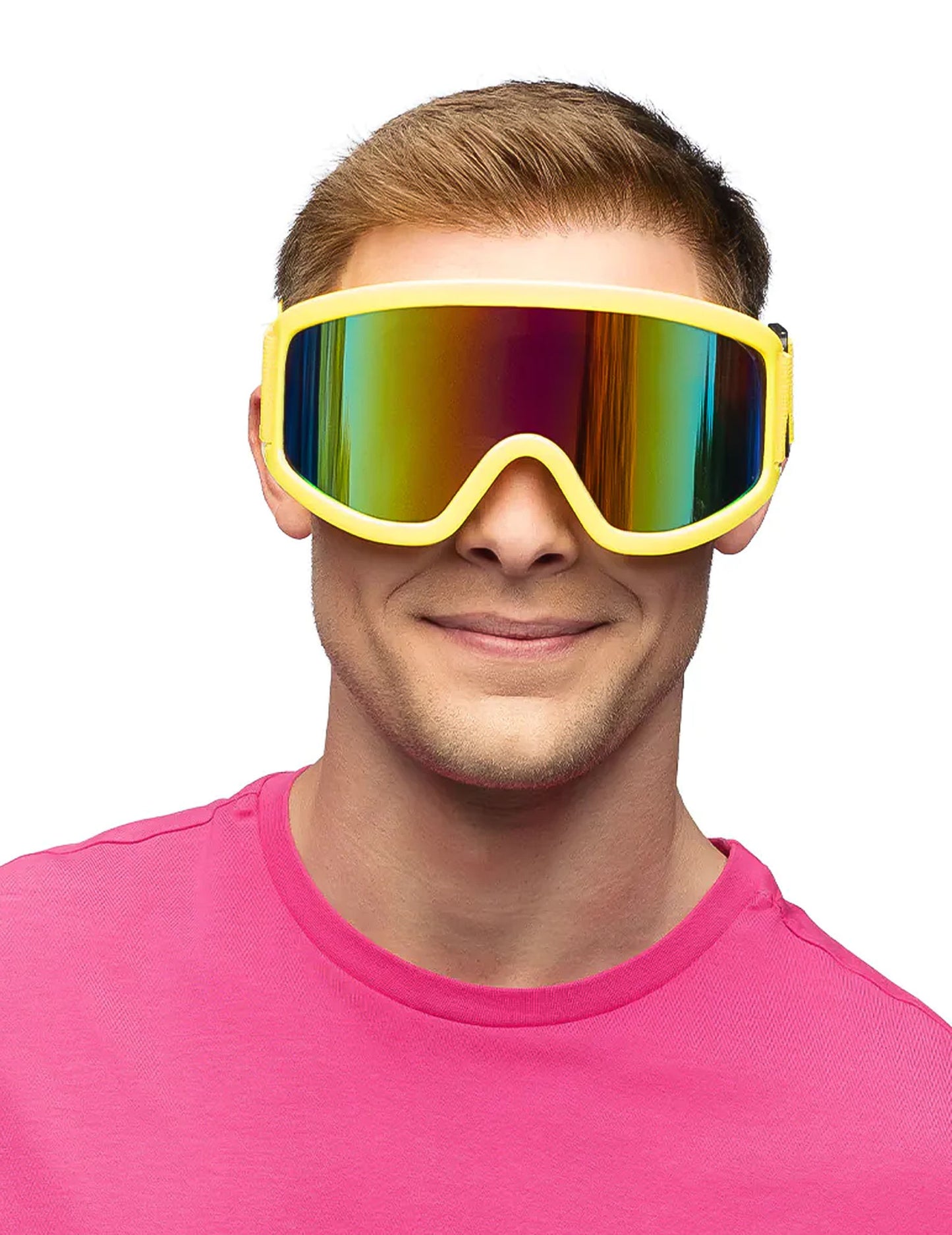 Felnőtt neon sárga síszemüveg