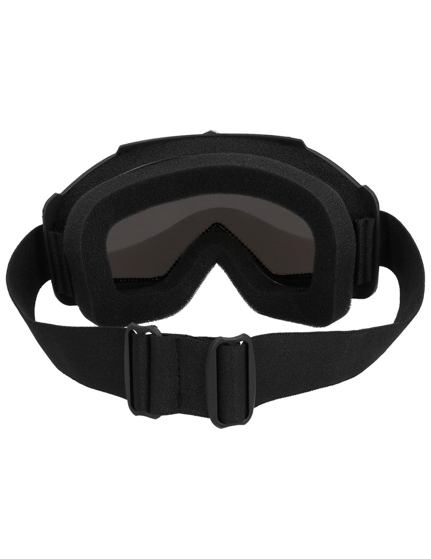 Vue de dos des lunettes de ski avec strass pour adulte