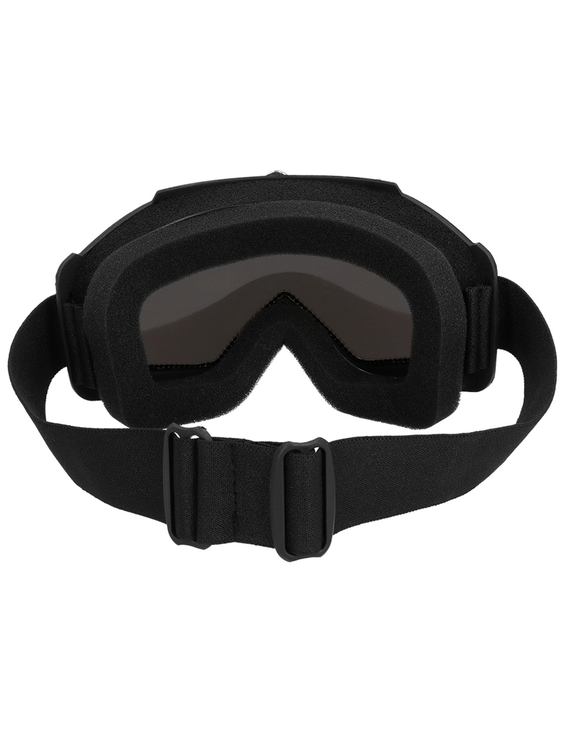 Vue de dos des lunettes de ski avec strass pour adulte