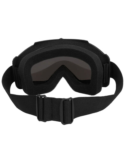 Vue de dos des lunettes de ski avec strass pour adulte