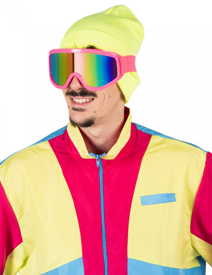 Felnőtt neon rózsaszín síszemüveg