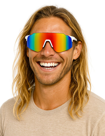 Felnőtt szivárványos sportszemüveg