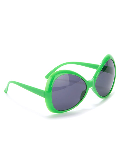 Vue de profil des lunettes disco pour adulte