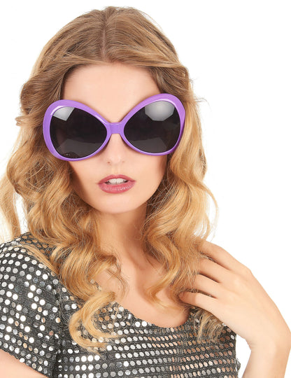 Violet felnőtt disco szemüveg