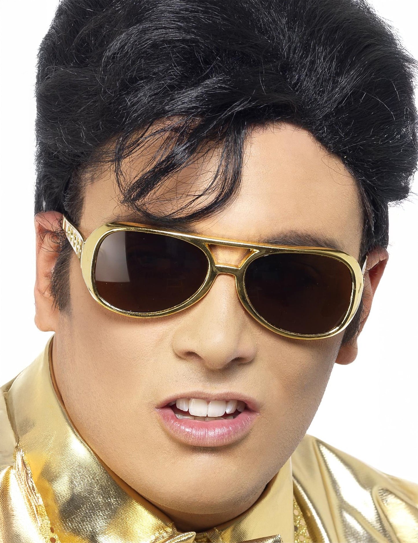 Felnőtt arany Elvis szemüveg