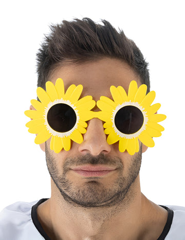 Felnőtt terrier sárga virág szemüveg