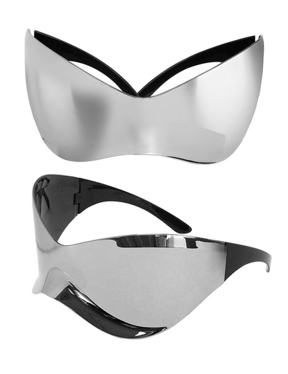 Futurisztikus, tükrös hatású szemüveg felnőtteknek 