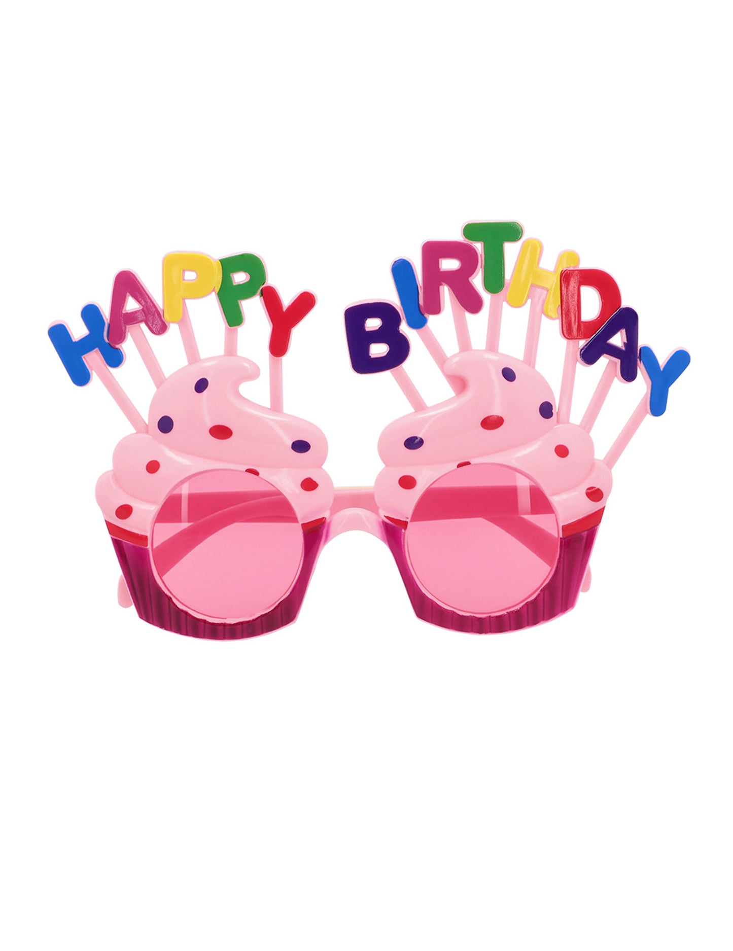 Boldog születésnapot szemüveg cupcake felnőtt