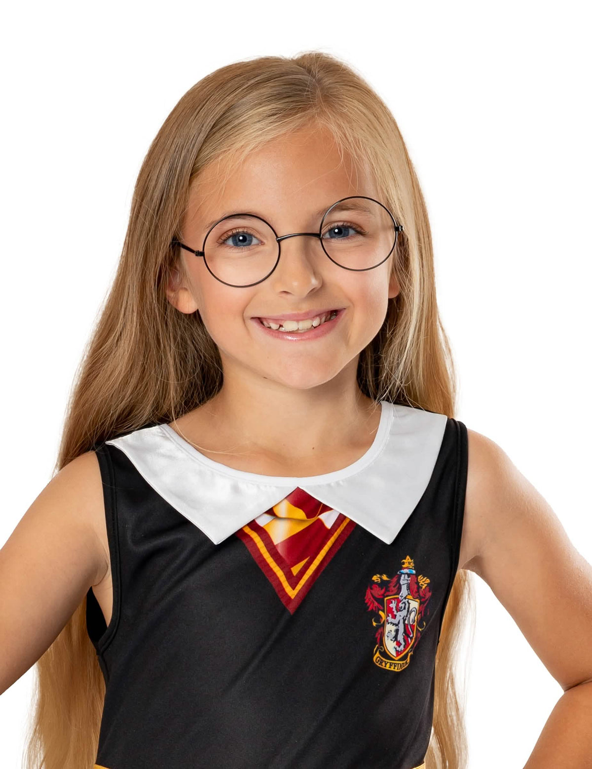Közelkép a gyermek Harry Potter szemüvegek viselés közbeni megjelenéséről