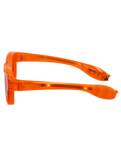 Narancssárga LED-es világító szemüveg 