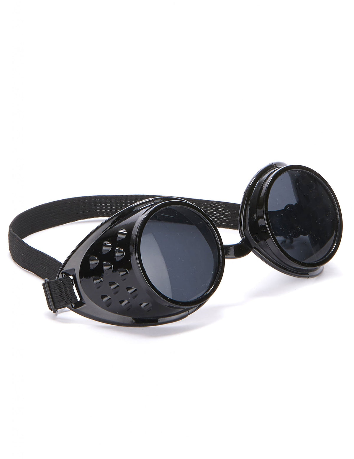 Lunettes de biker pour adulte noires en plastique