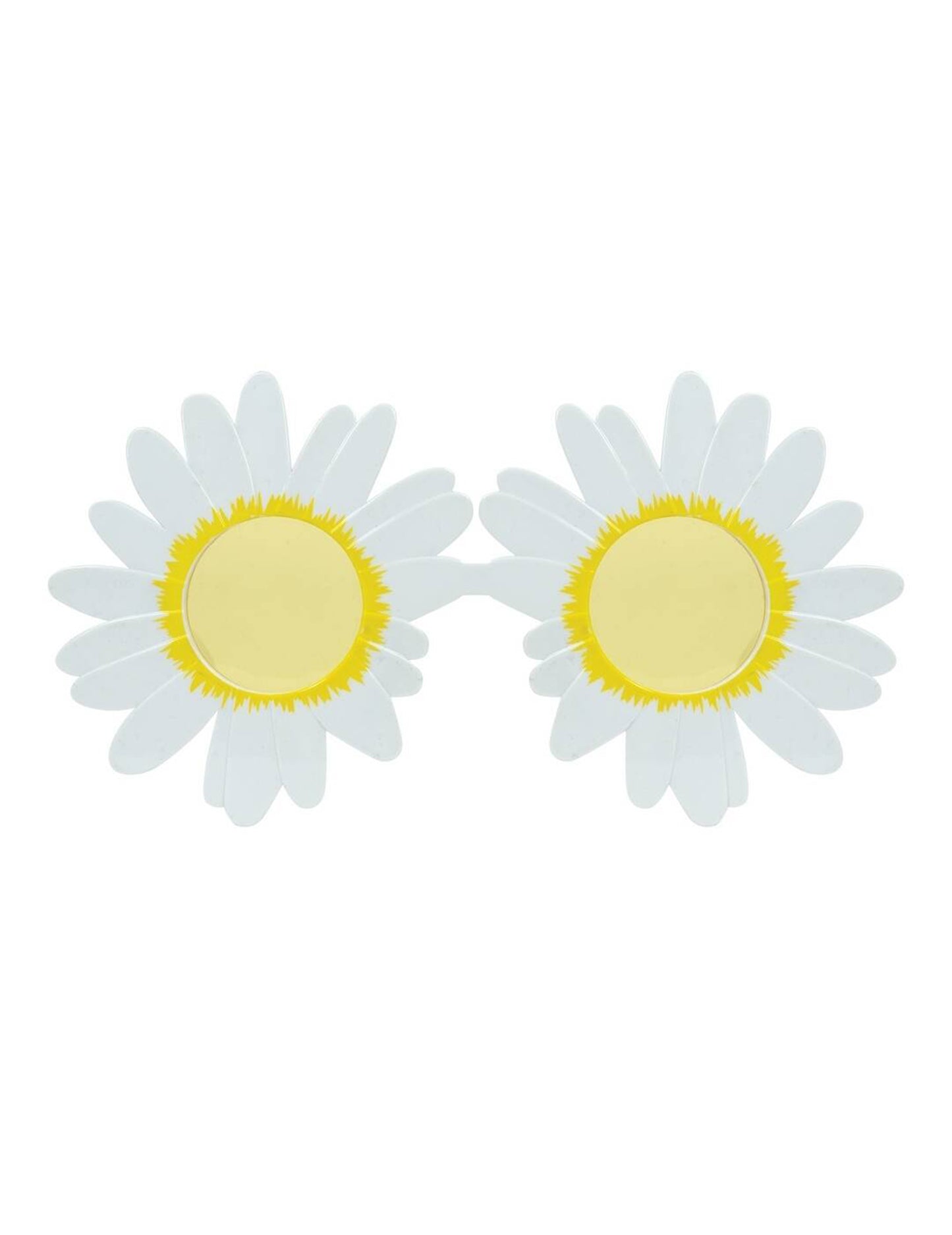 Vue de face des lunettes pâquerettes pour adulte