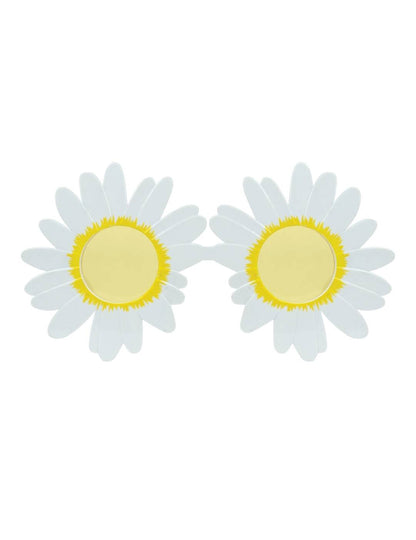 Vue de face des lunettes pâquerettes pour adulte