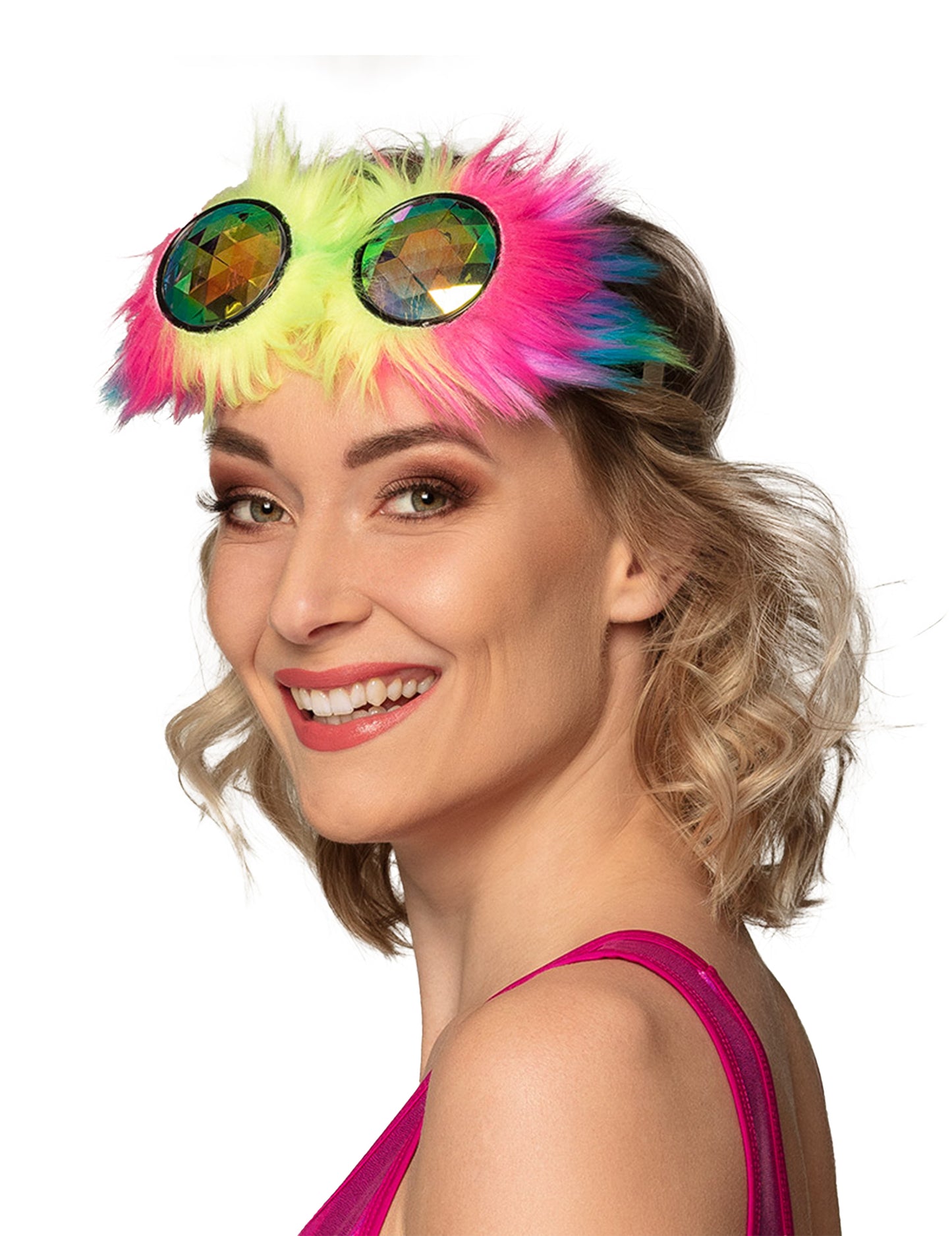 Többszínű rave party szemüveg