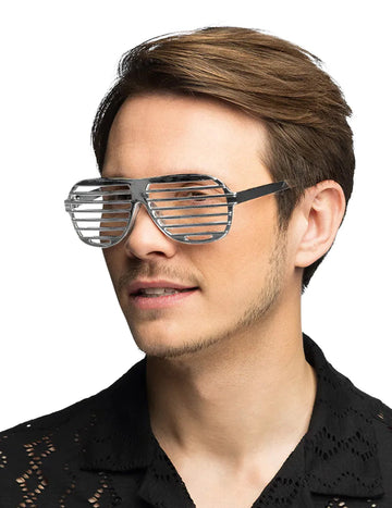 Felnőtt ezüst ridgált szemüveg