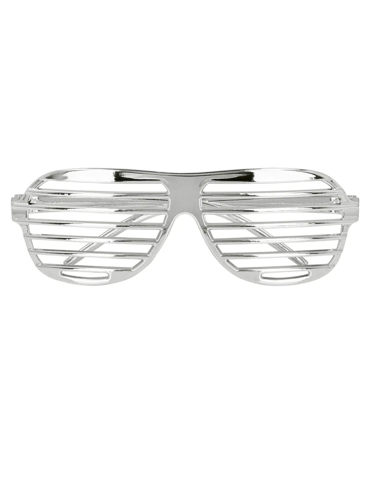 Gros plan sur la face avant des lunettes striées pour adulte