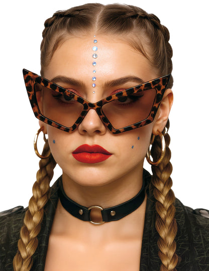 Divatos leopárd mintás szemüveg felnőtteknek 