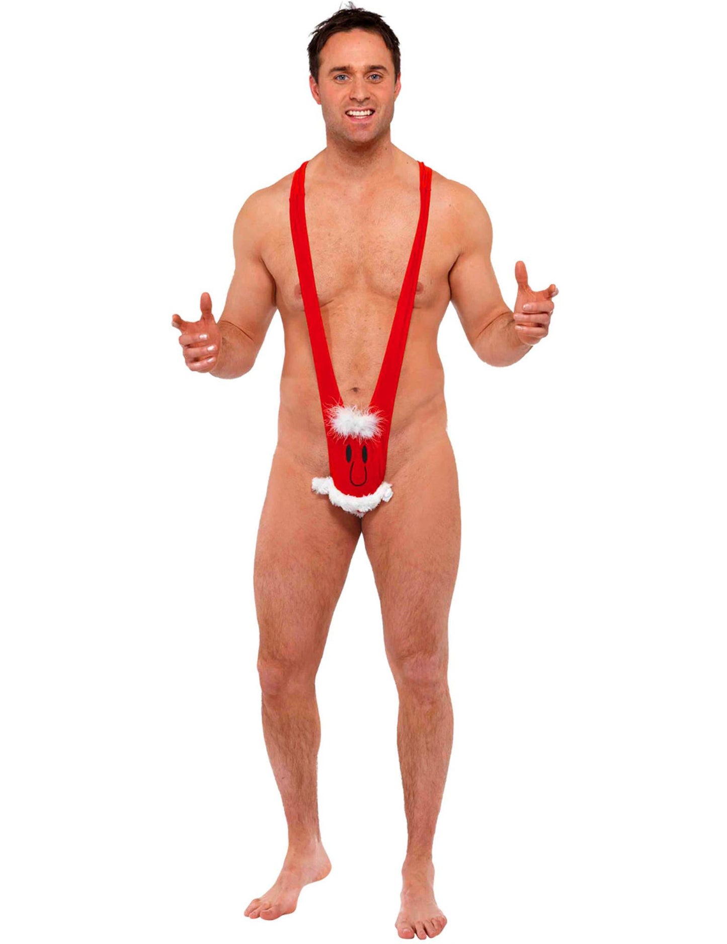 Mankini humoros Mikulás ember
