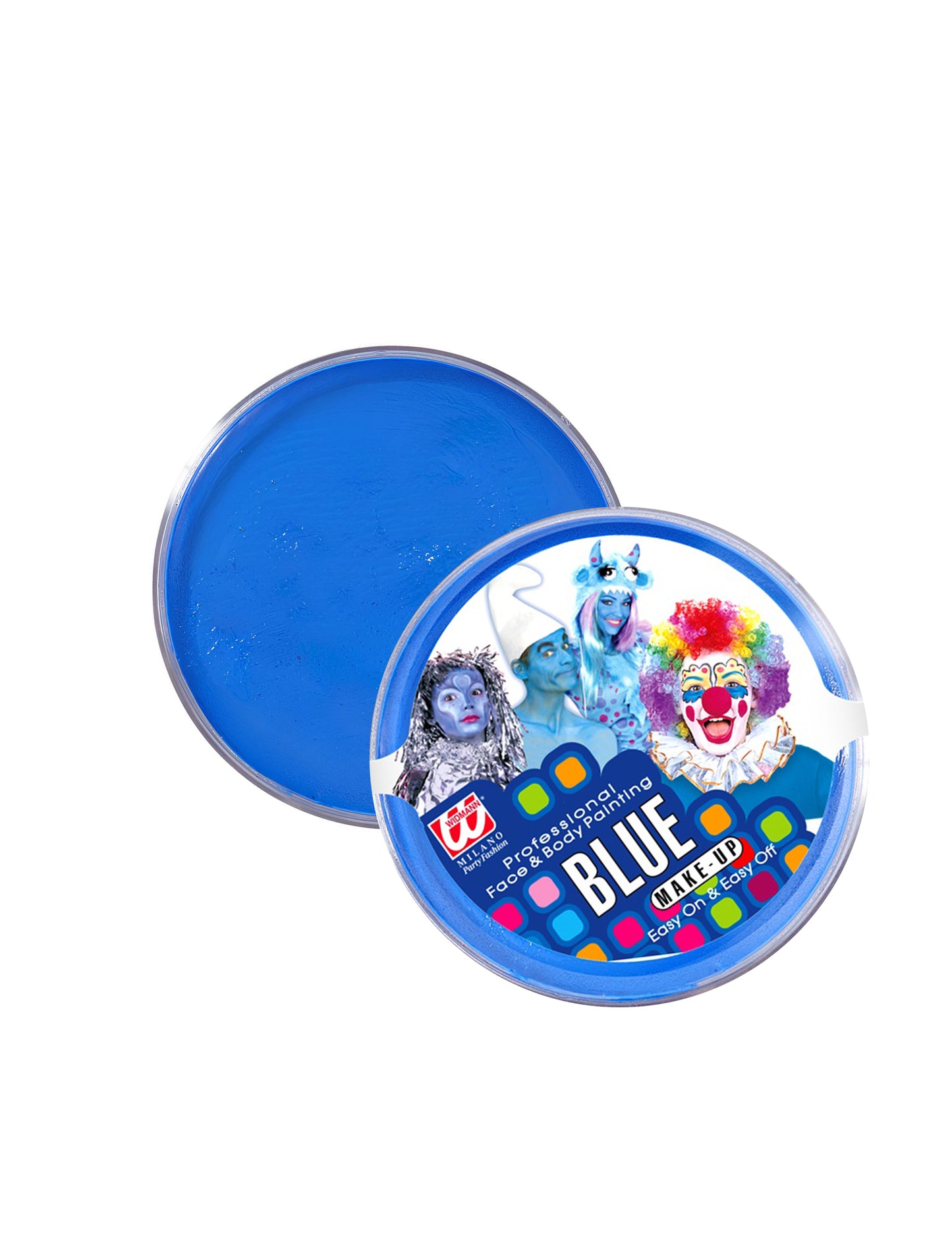 25 g-os kék professzionális sminkes tégely