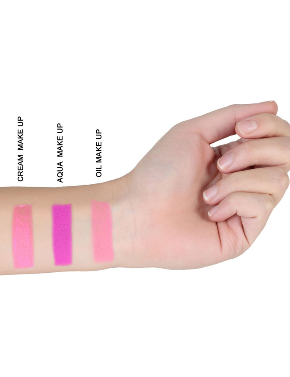 Rendu sur la peau du maquillage à l'eau pour déguisement pour adulte fuchsia