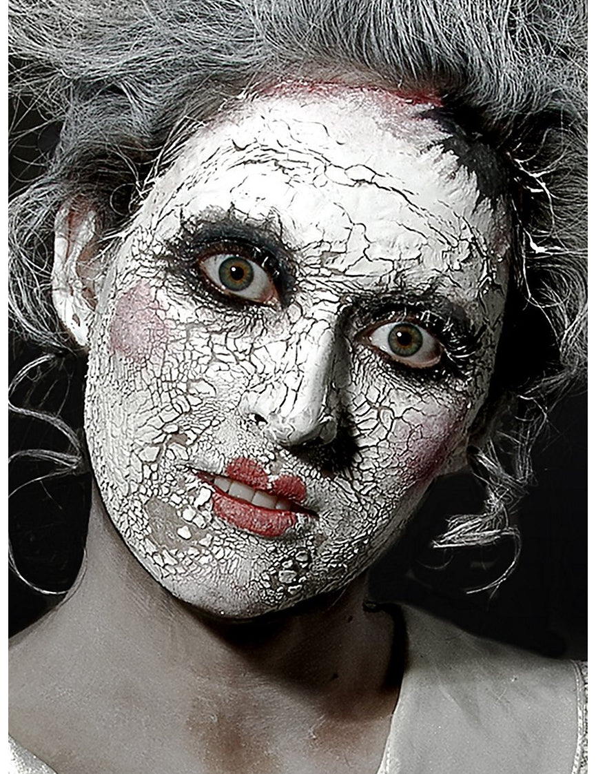 Maquillage cicatrice peau pour adulte blanc effet craquelé