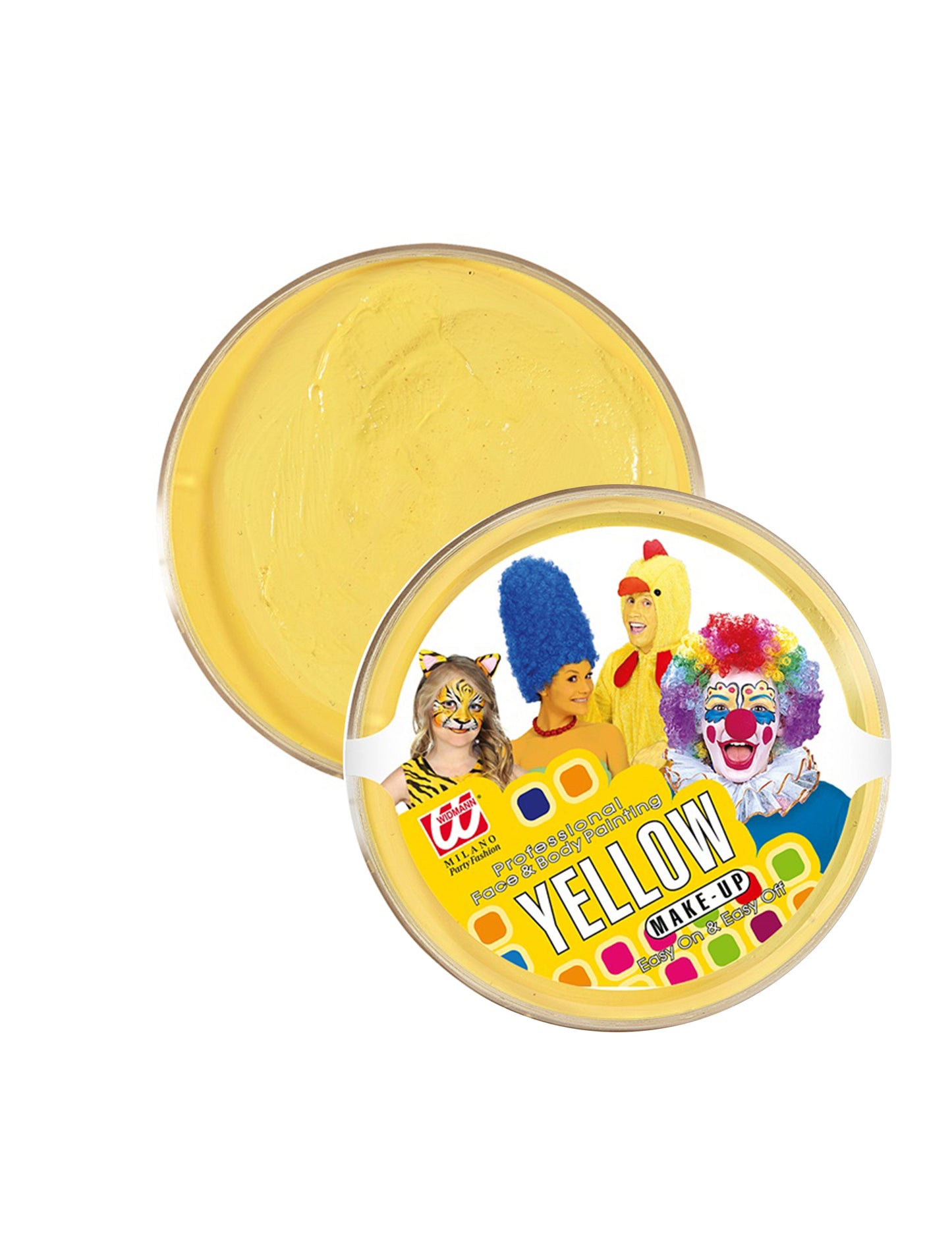 25 g-os sárga professzionális sminkes tégely