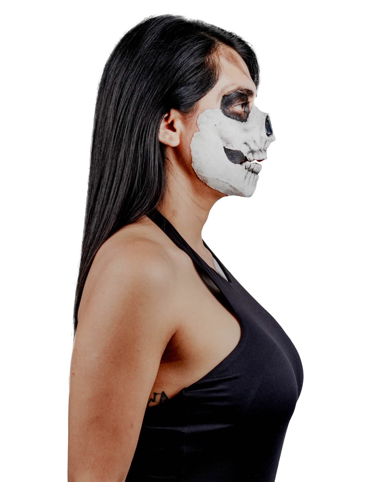 Oldalnézetű csontváz sminkek
