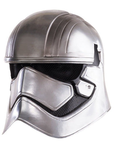 Masque luxe casque 2 pièces Captain Phasma Star Wars VII pour adulte argenté