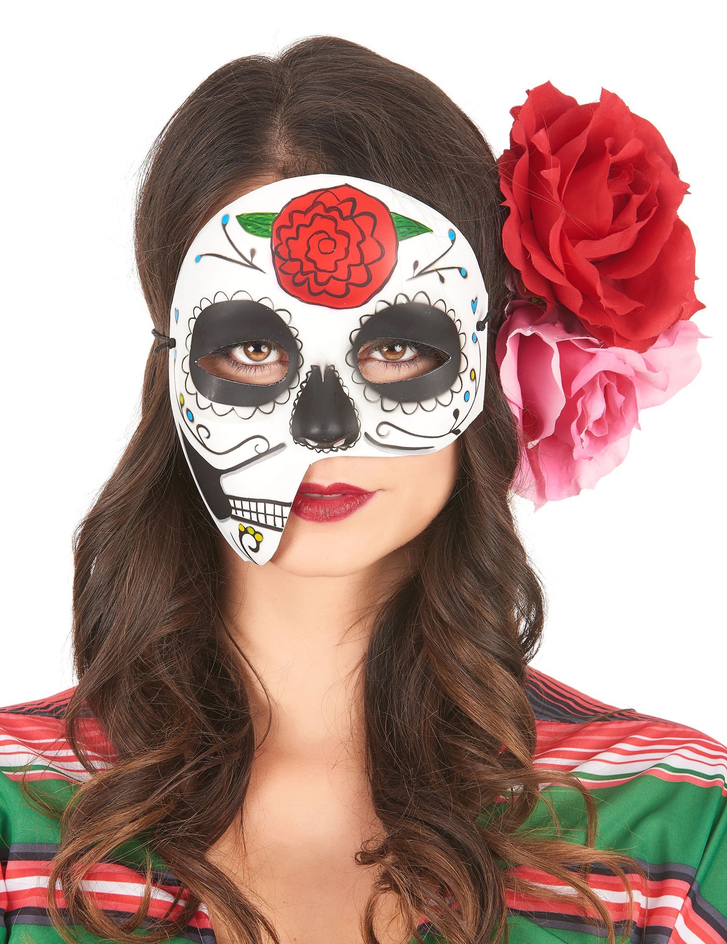A los muertos felnőtt aszimmetrikus maszkja