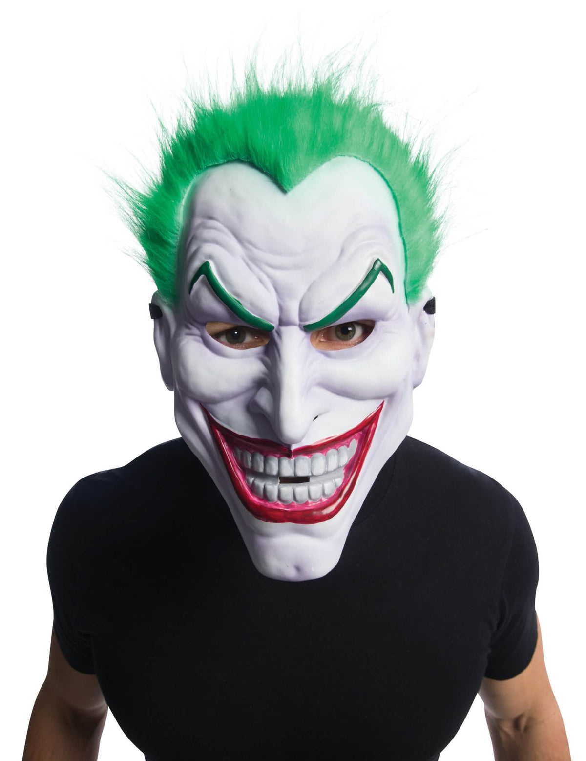 Joker parókával ellátott maszk felnőtt fehér és zöld