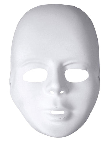 Fehér műanyag maszk