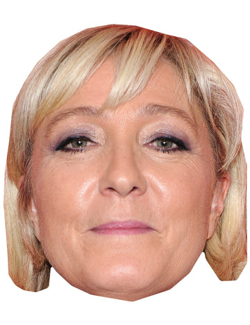 Marine Le Pen felnőtt kartonmaszk