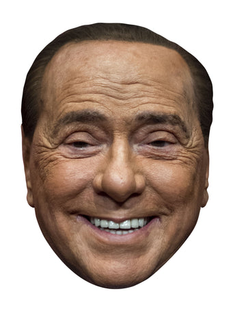 Kartonmaszk Silvio Berlusconi felnőtt