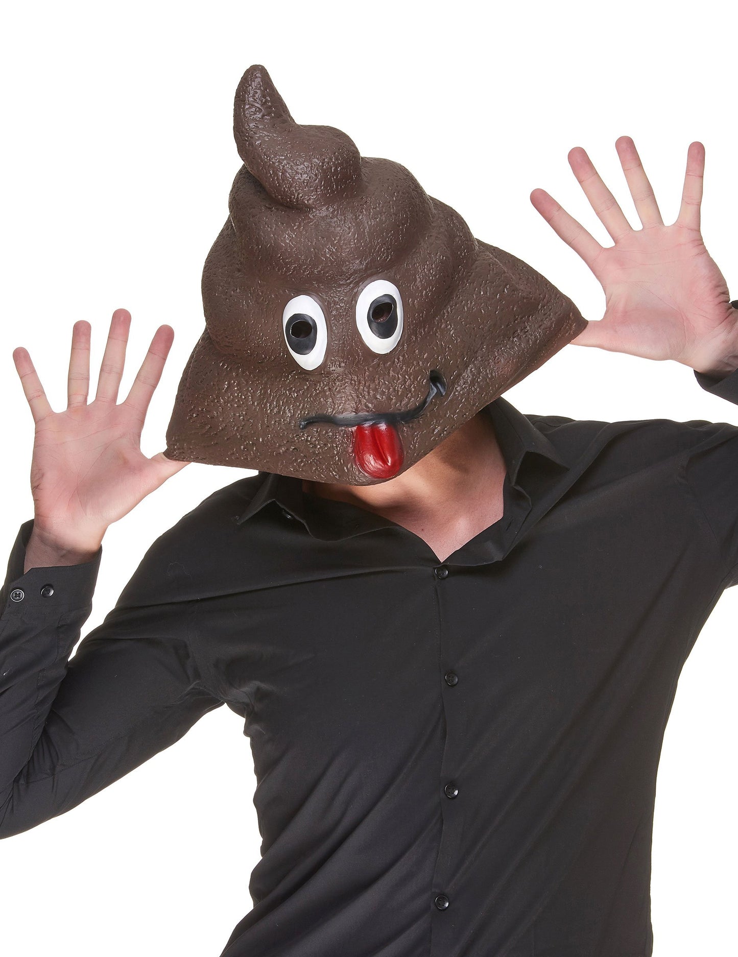 Felnőtt poo latex maszk