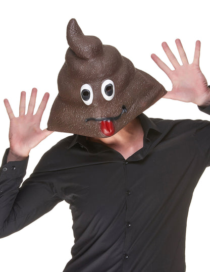 Felnőtt poo latex maszk