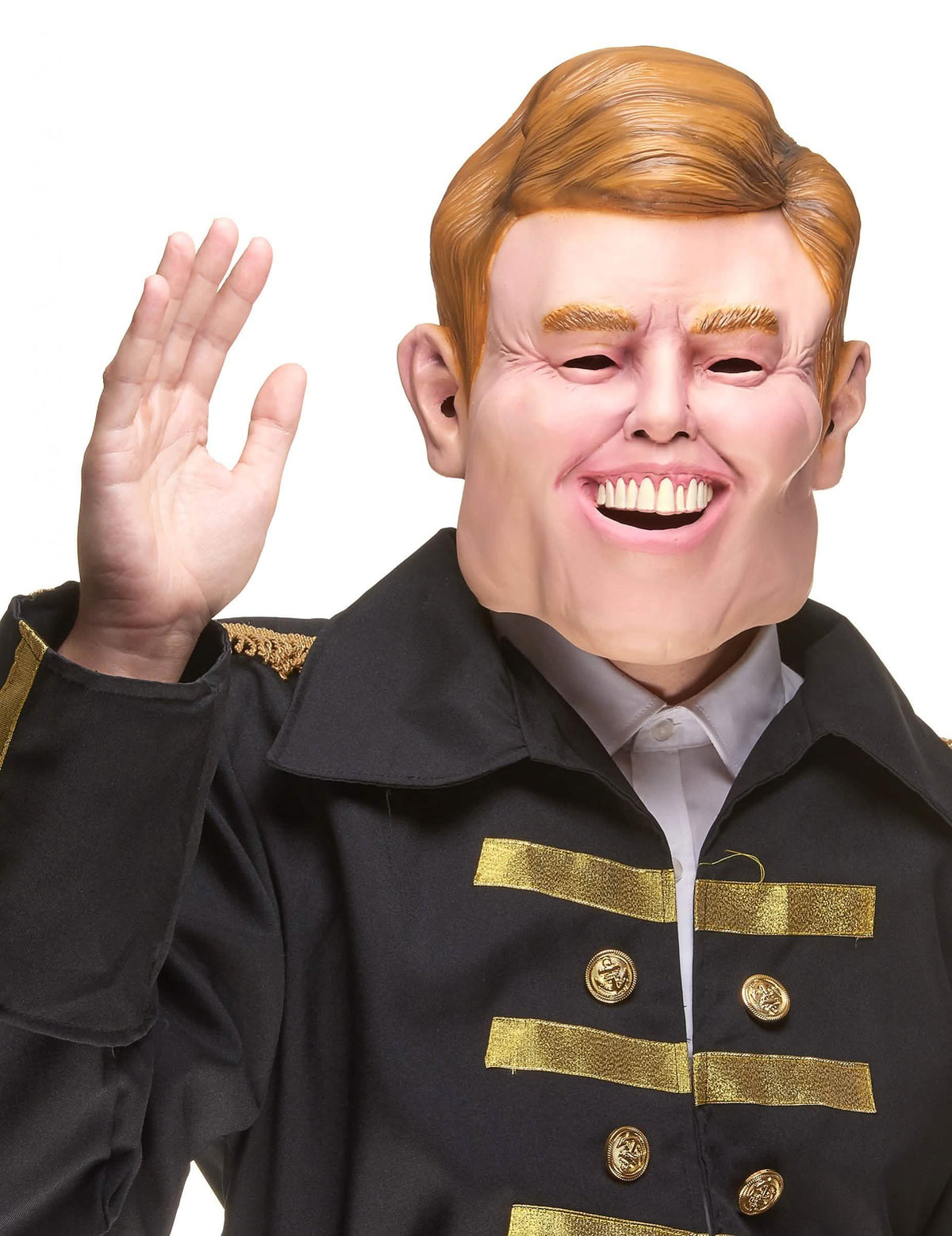 humoros latexmaszk Guillaume Alexandre felnőtt szőke nagy mosollyal