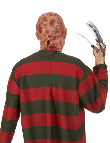 Vue de dos du masque intégral Freddy Krueger
