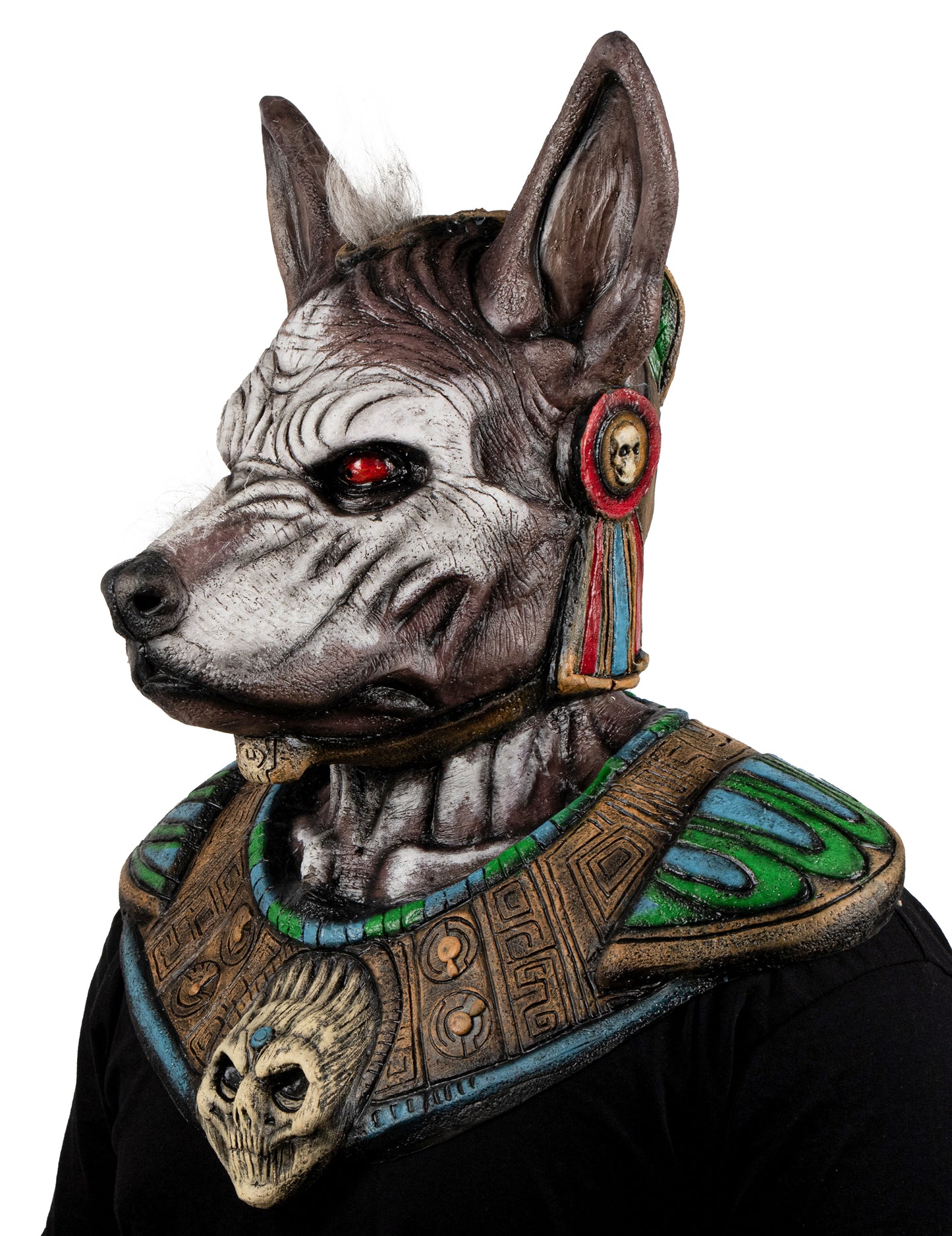 Teljes arcú szörnymaszk felnőtt kutyafejjel