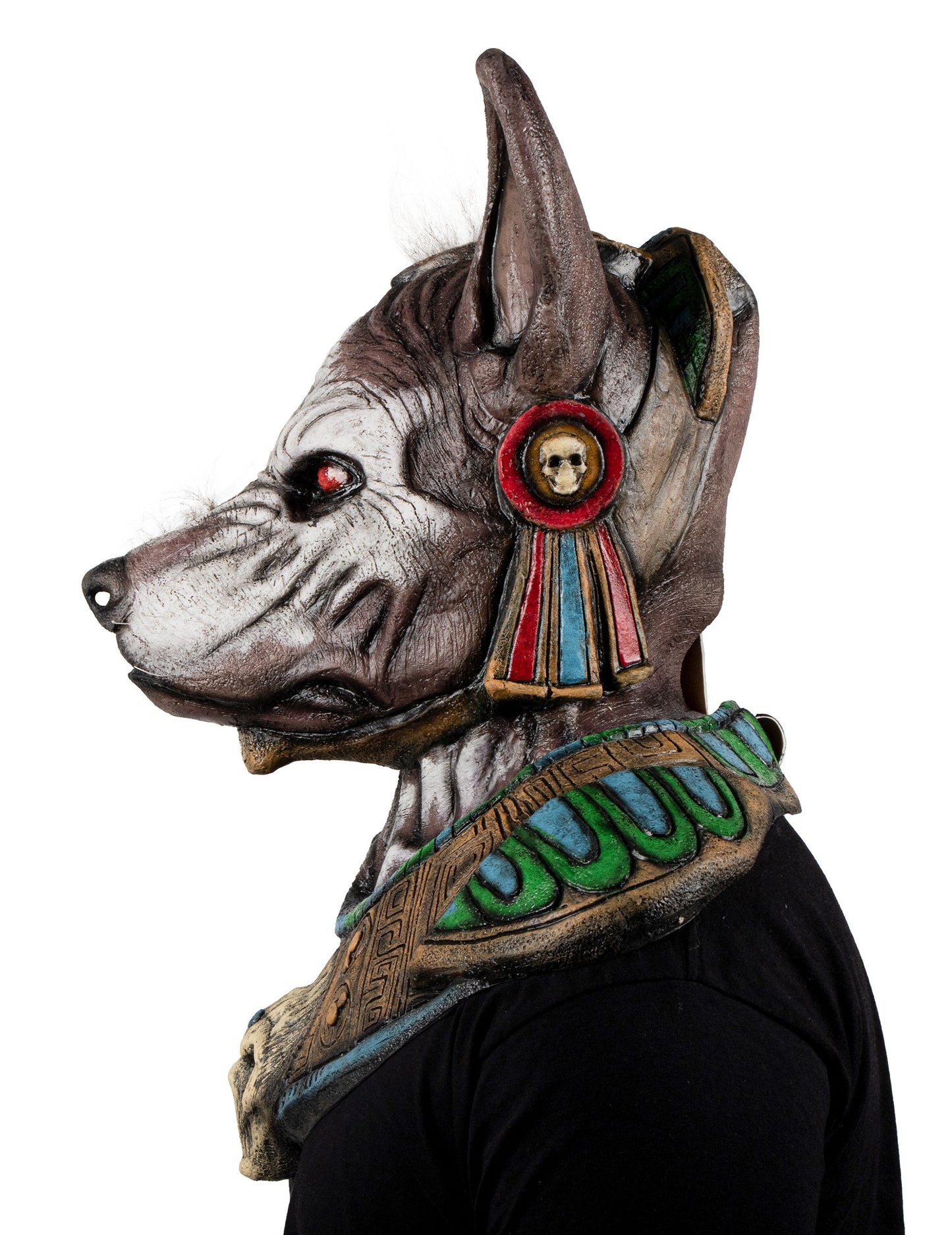 Teljes arcú szörnymaszk felnőtt kutyafejjel