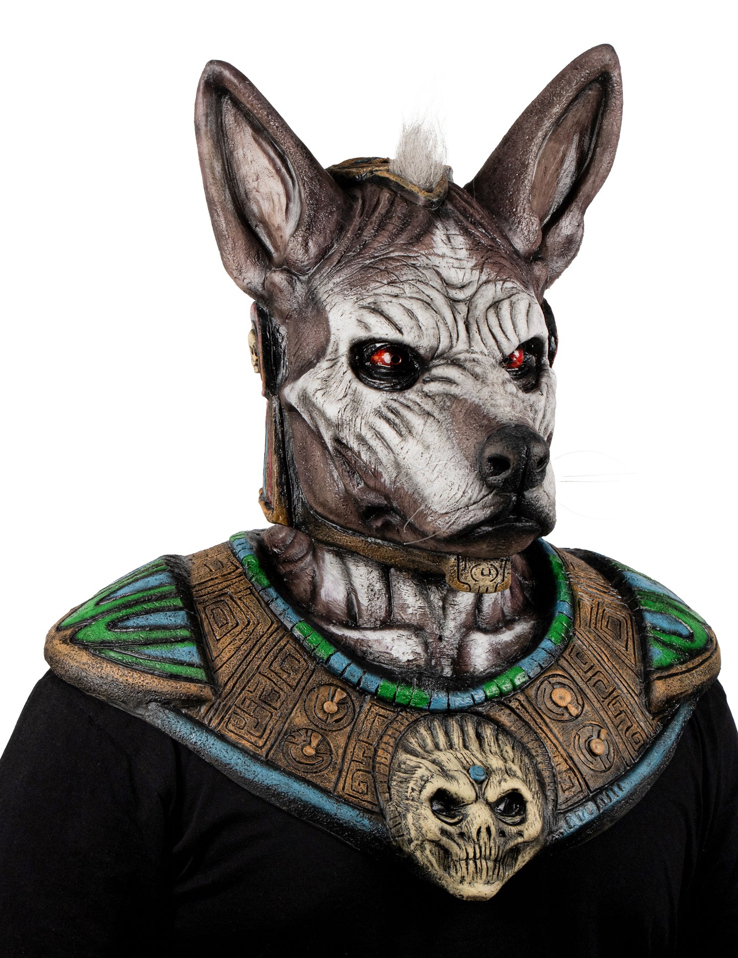 Teljes arcú szörnymaszk felnőtt kutyafejjel