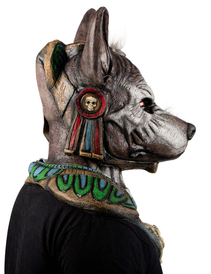 Teljes arcú szörnymaszk felnőtt kutyafejjel