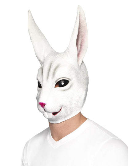 A felnőtt nyúlmaszk háromnegyedes nézete