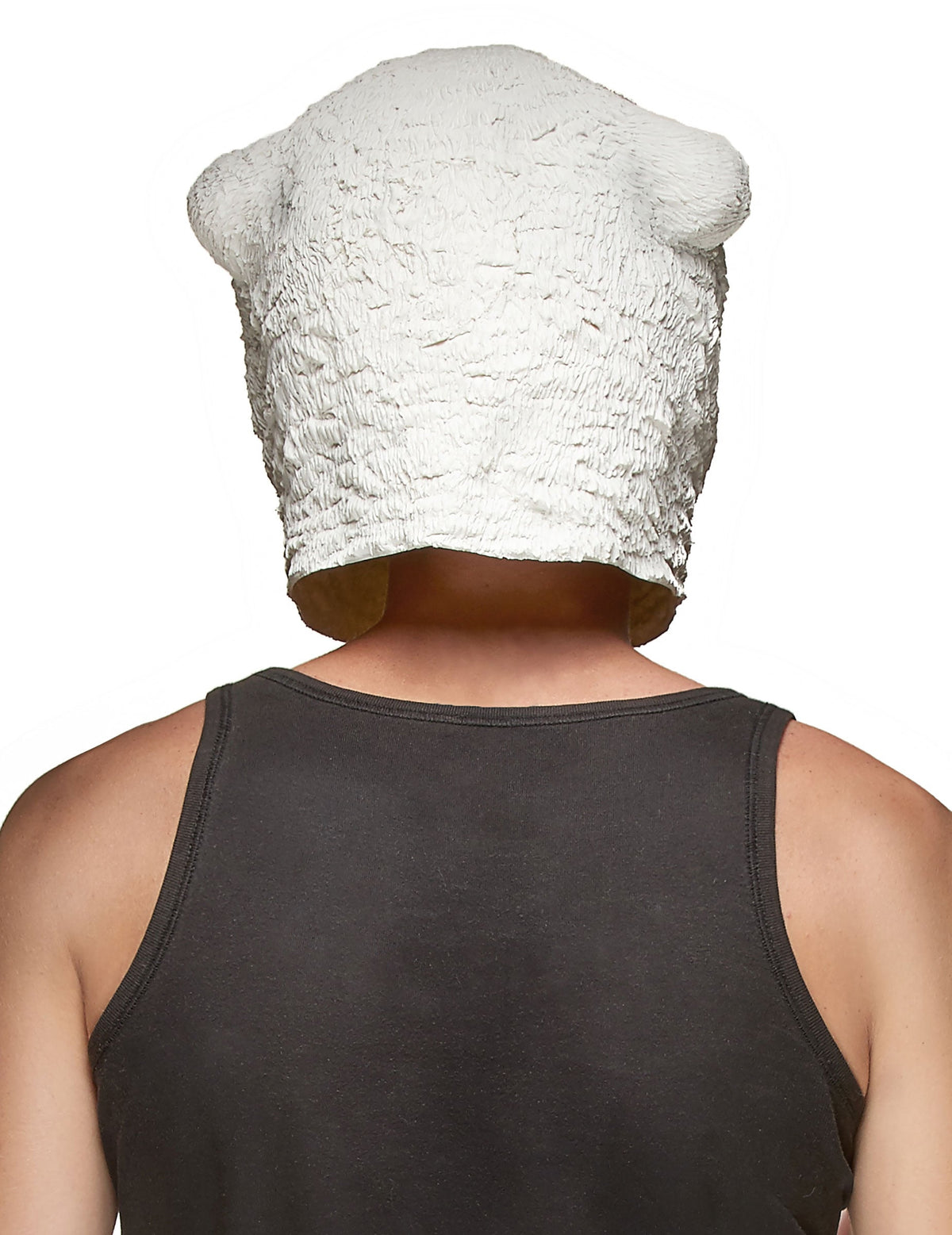 Vue de dos du masque en latex ours polaire