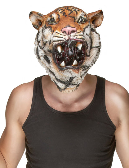Felnőtt tigris latex maszk