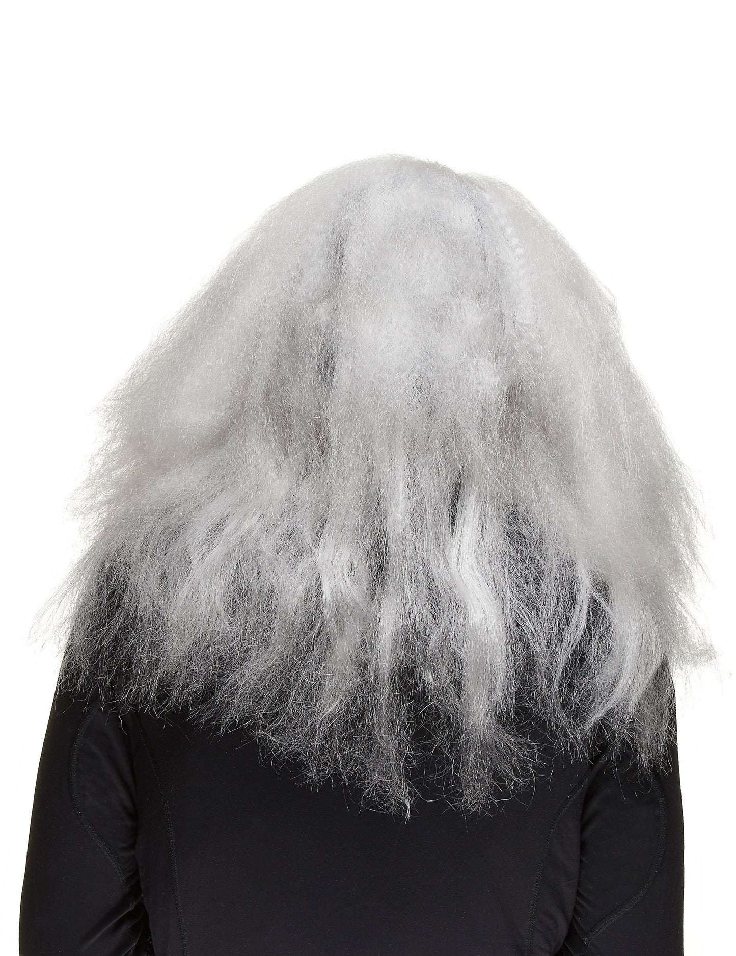 Vue de dos du masque latex vieux sorcier