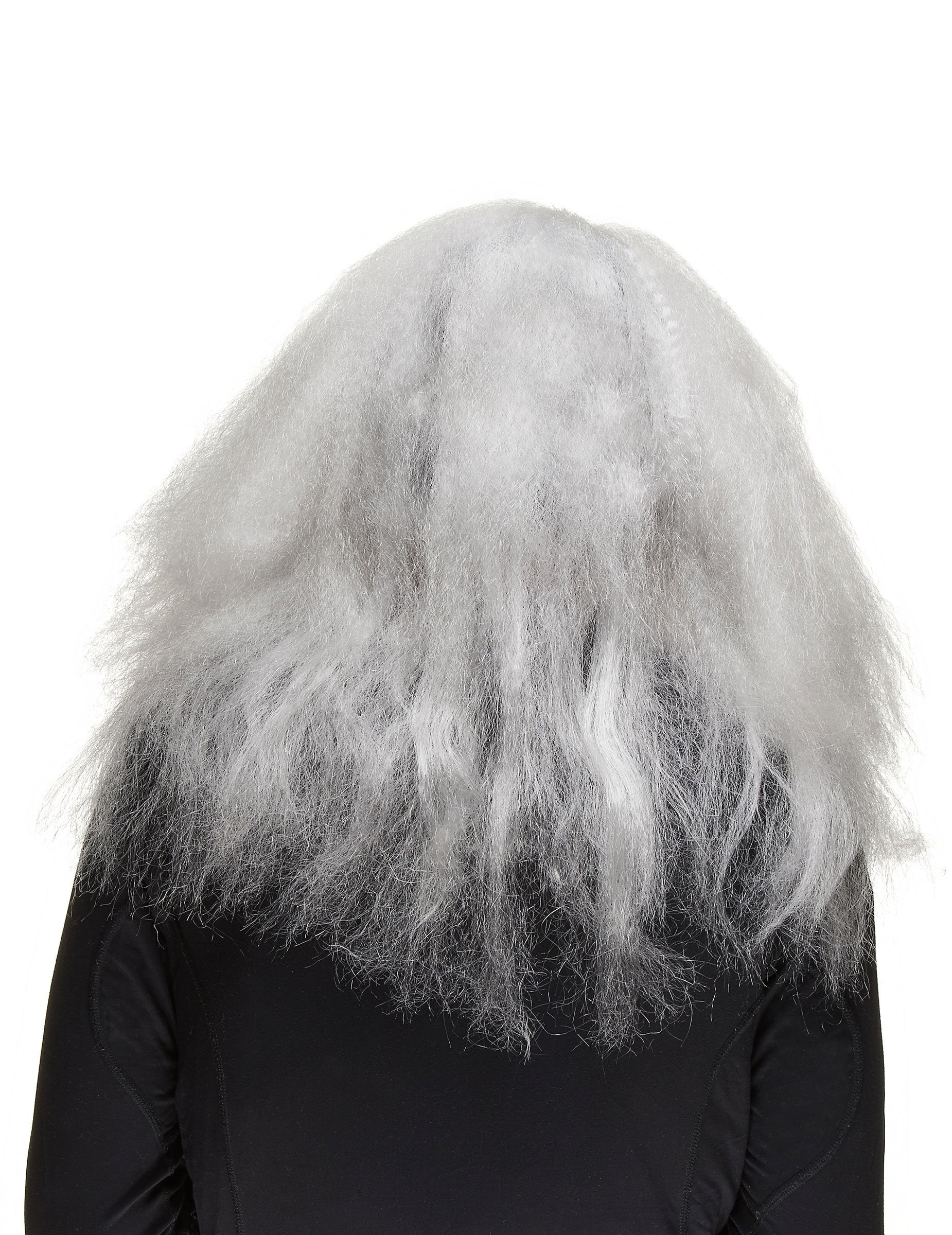 Vue de dos du masque latex vieux sorcier