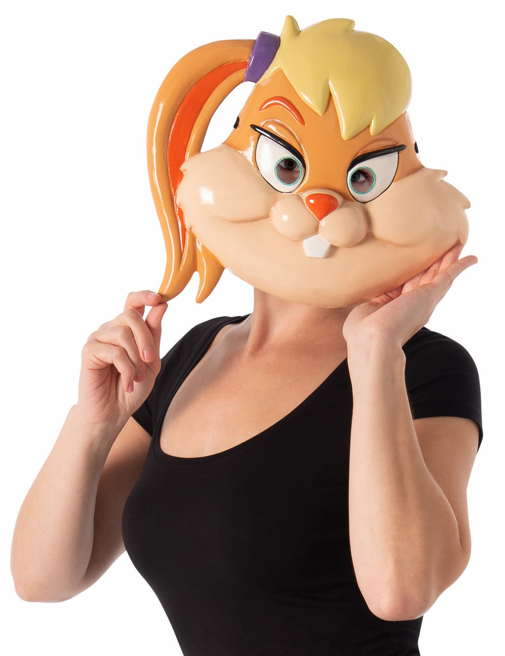 Masque Lola Bunny Looney Tunes pour adulte beige et jaune