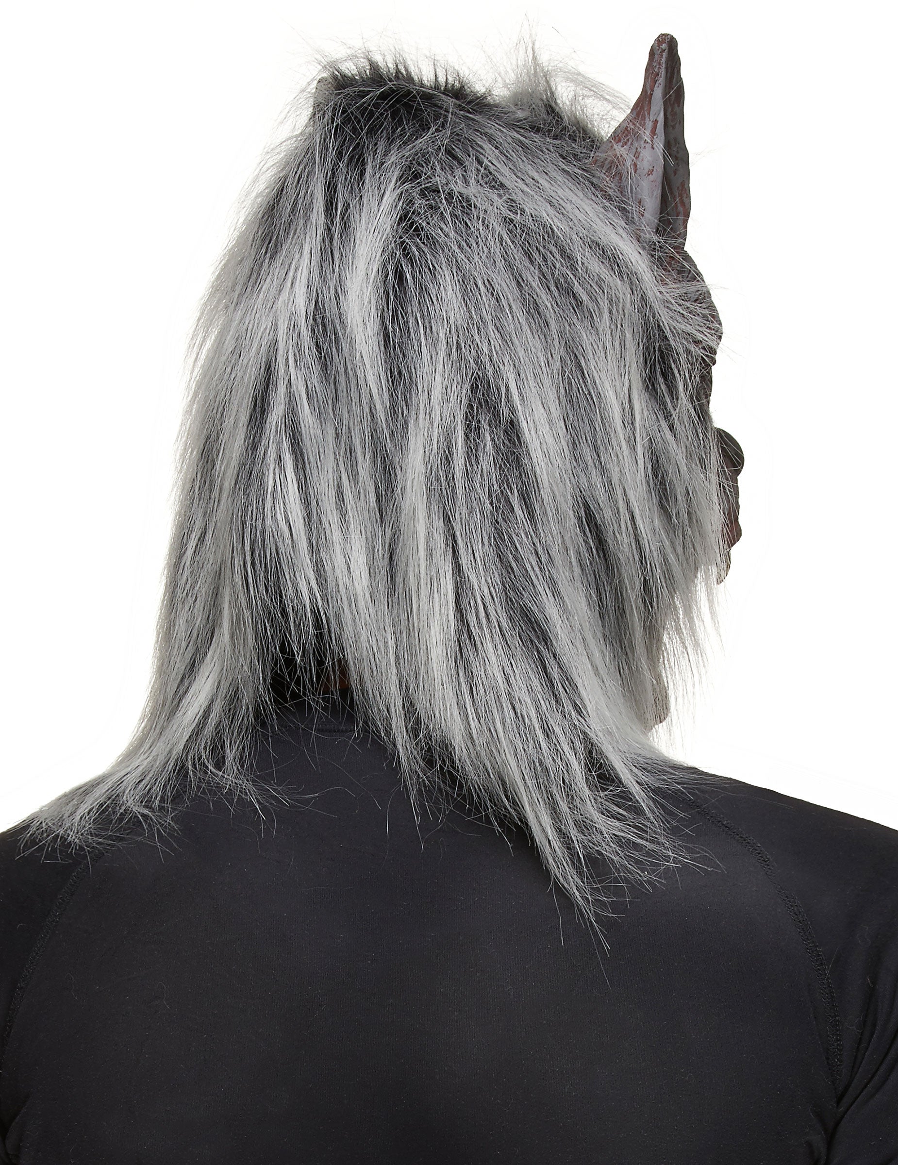 Vue de dos du masque de loup-garou