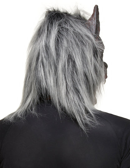 Vue de dos du masque de loup-garou